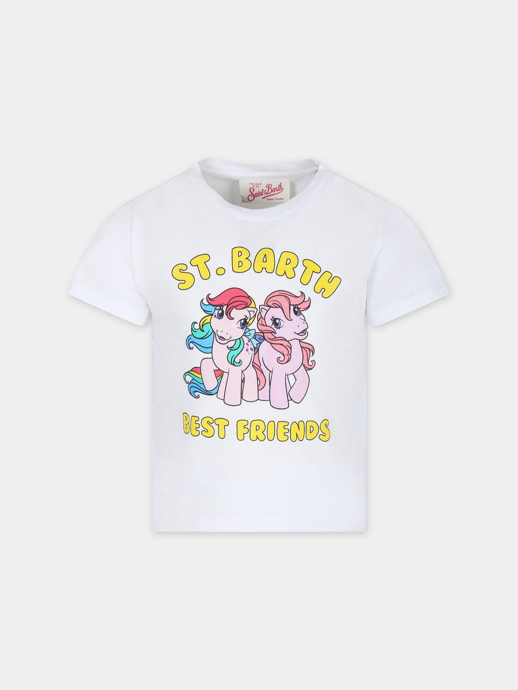 White t-shirt for girl with My Little Pony print